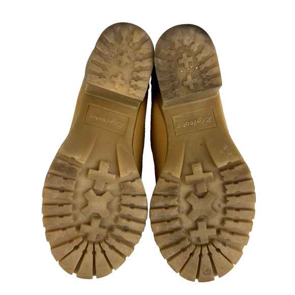 ZIGI Soho Womens Kiana Fashion Combat Lace Up Boot Size 6 Tan Wheat Chunky Heel - Picture 11 of 13